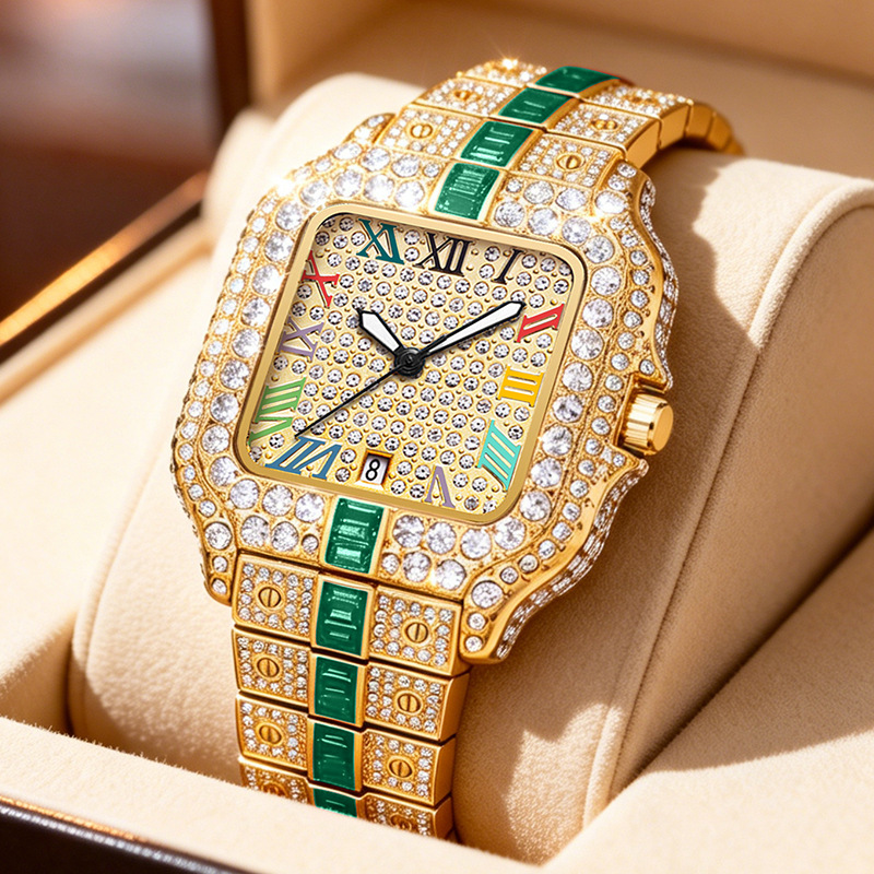 ✨Luxury Square Rhinestone Watch – Elegant Sparkle for Every Occasion✨