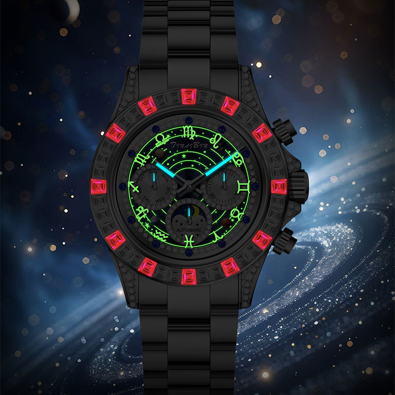 Men's Galaxy 12 Zodiac Signs Mechanical Watch