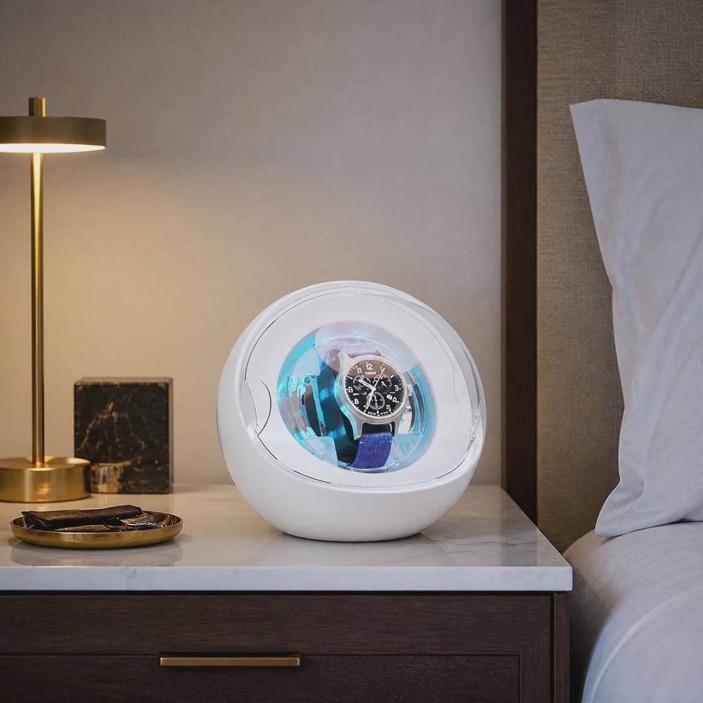 Space Capsule Rotating 1 Slot Automatic Watch Winder