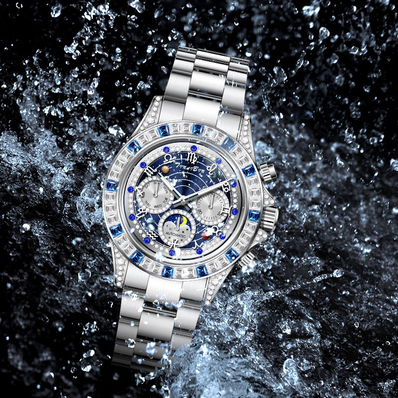 Men's Galaxy 12 Zodiac Signs Mechanical Watch