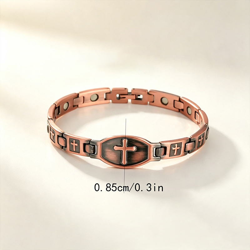 BunnyKachu Antique Bronze Cross Bracelet & Ring