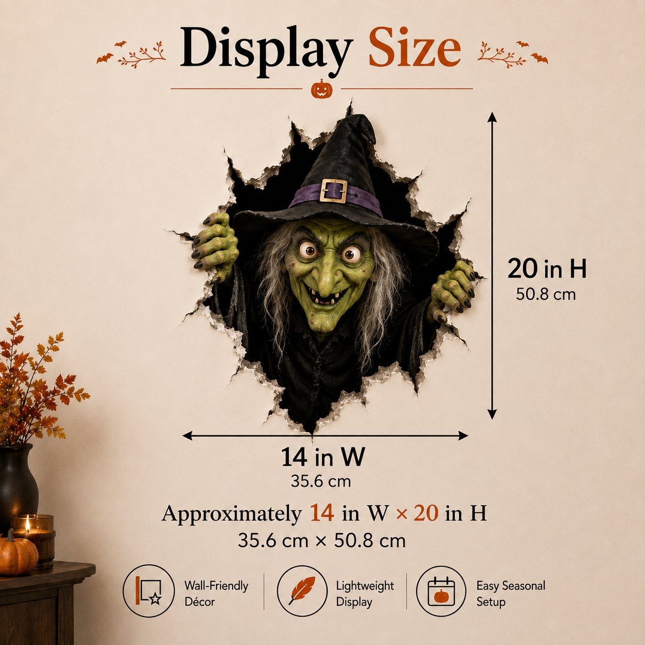 🧙Halloween Break-In 3D Wall Decals