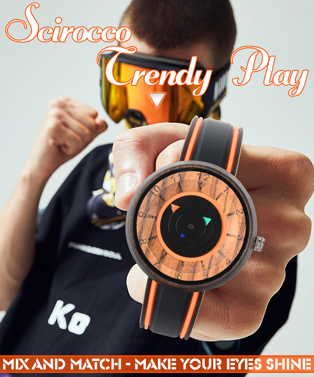 Casual Quartz Wooden Watch-BUNNYKACHU