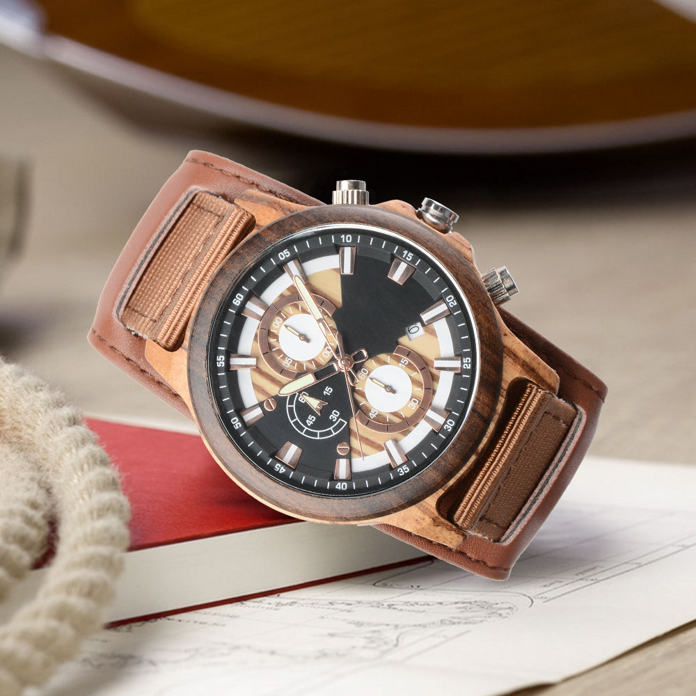 wood wrist watches fashion custom couple quartz wristwatch logo watch-BUNNYKACHU