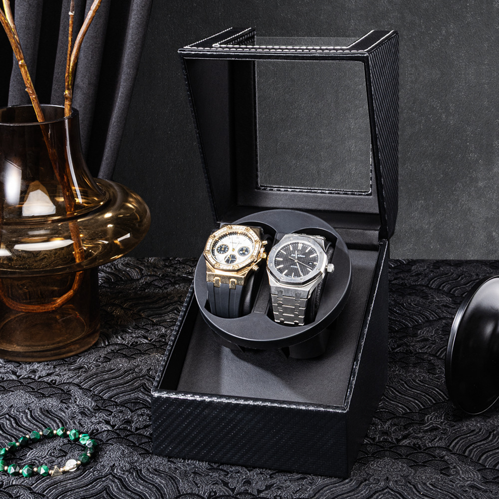 Automatic Watch Winder for Mechanical Watches – Quiet Motor Display Case
