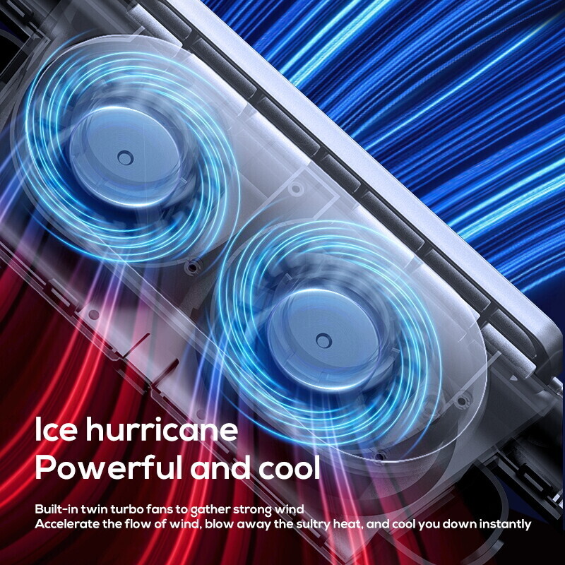 2026Ultra-Thin Car Seat Cooling Fan – 3-Speed USB Quiet Fan for Back Seat Comfort