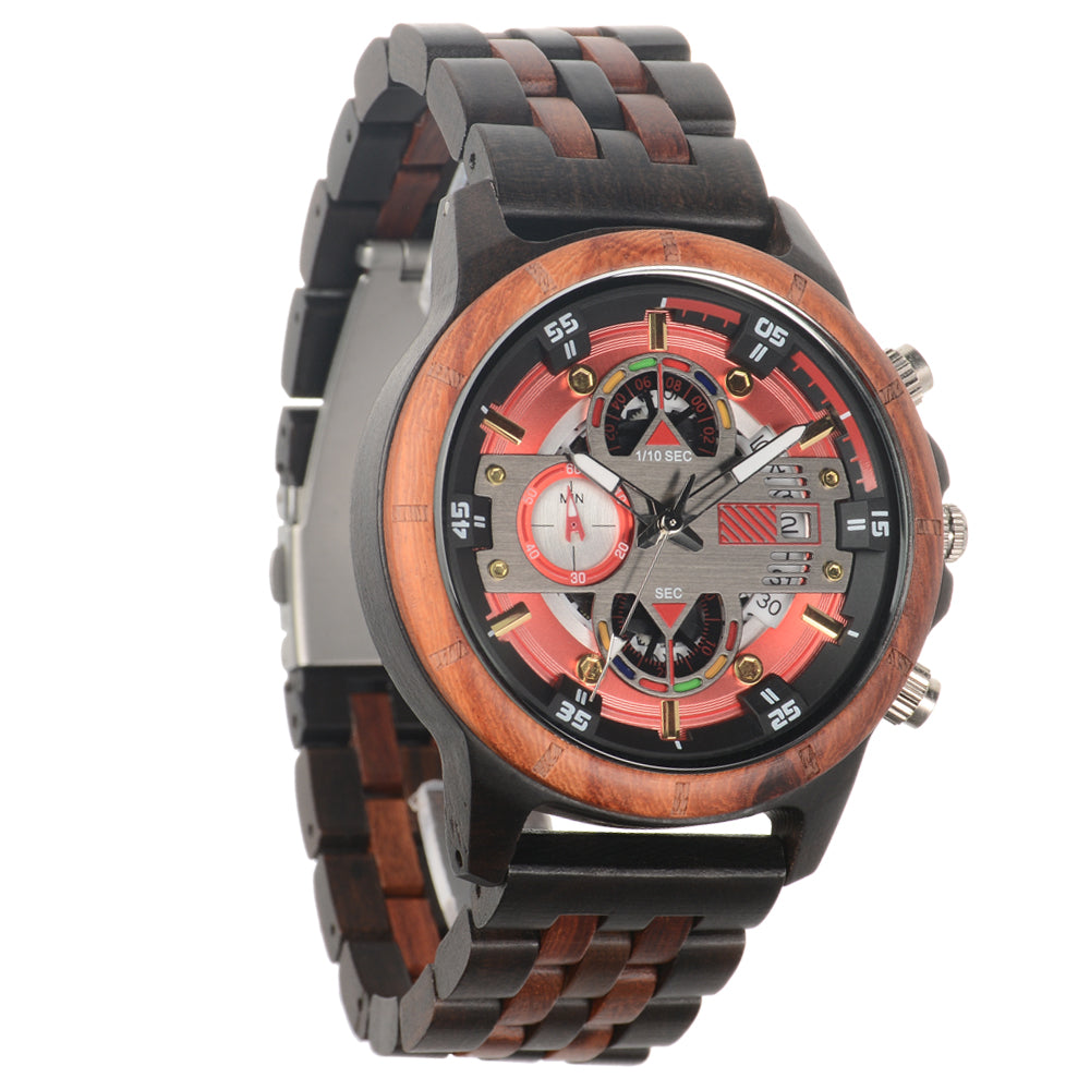 Ebony men's watch-BUNNYKACHU