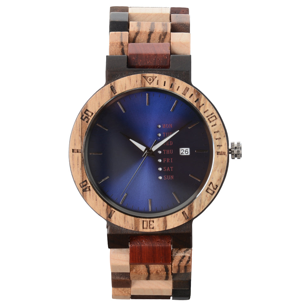 Creative OEM Wooden Watch Men's Fashion Bamboo Watch-BUNNYKACHU