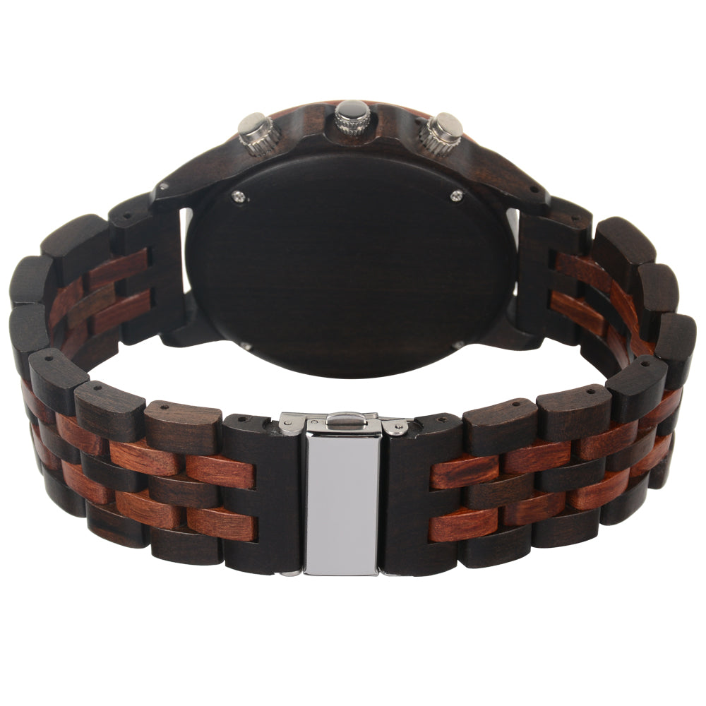 Ebony men's watch-BUNNYKACHU