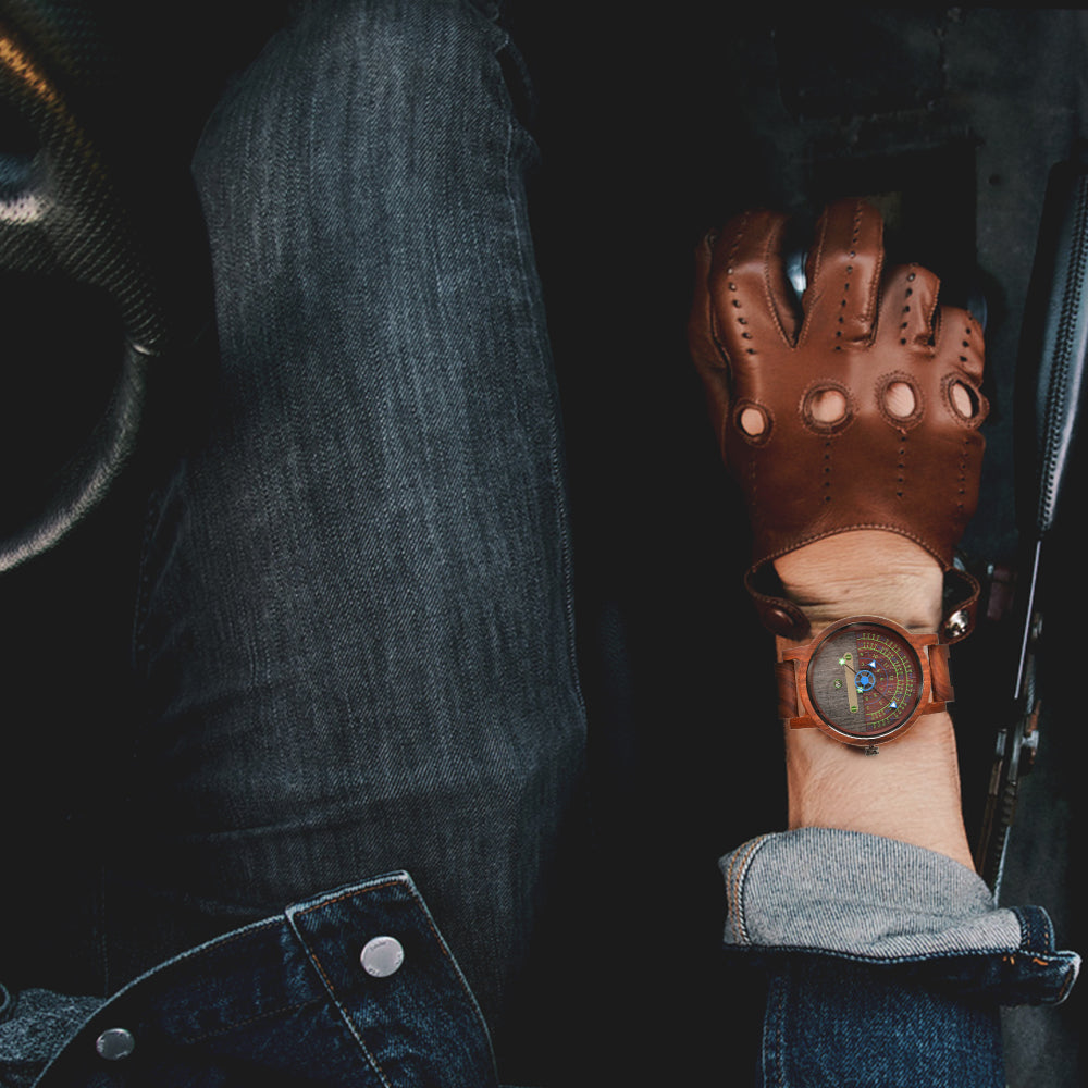 Trendy Creative Wooden Watch Business Multi-function Concept Luminous With Date Quartz Watch-BUNNYKACHU