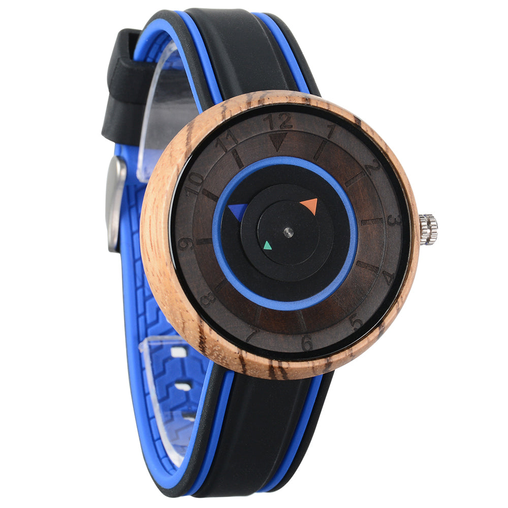 Casual Quartz Wooden Watch-BUNNYKACHU