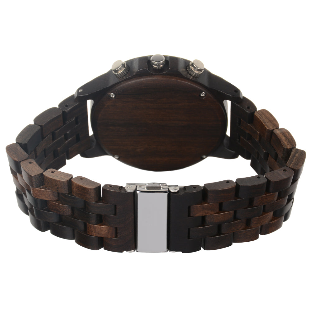 Ebony men's watch-BUNNYKACHU