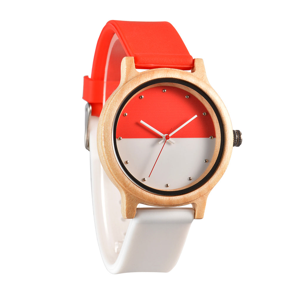 Stylish Women's Bamboo Watch-BUNNYKACHU