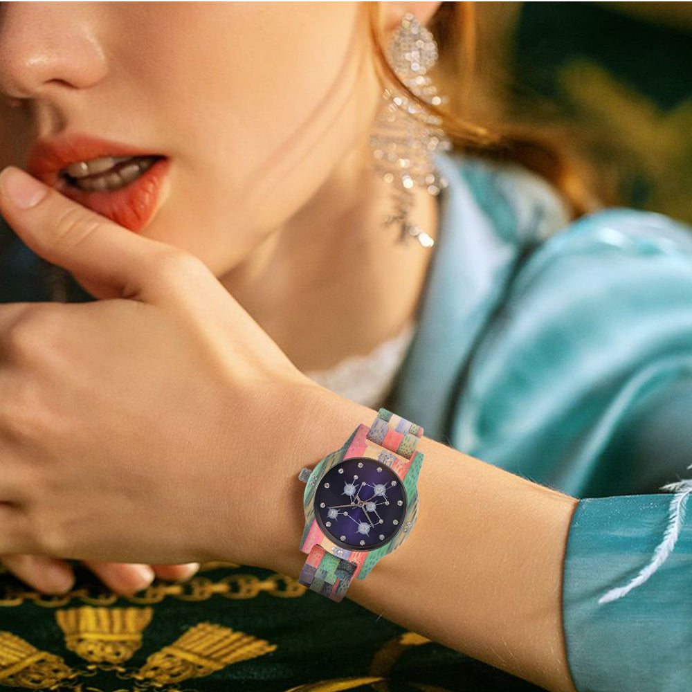 New style wooden watch ladies quartz-BUNNYKACHU