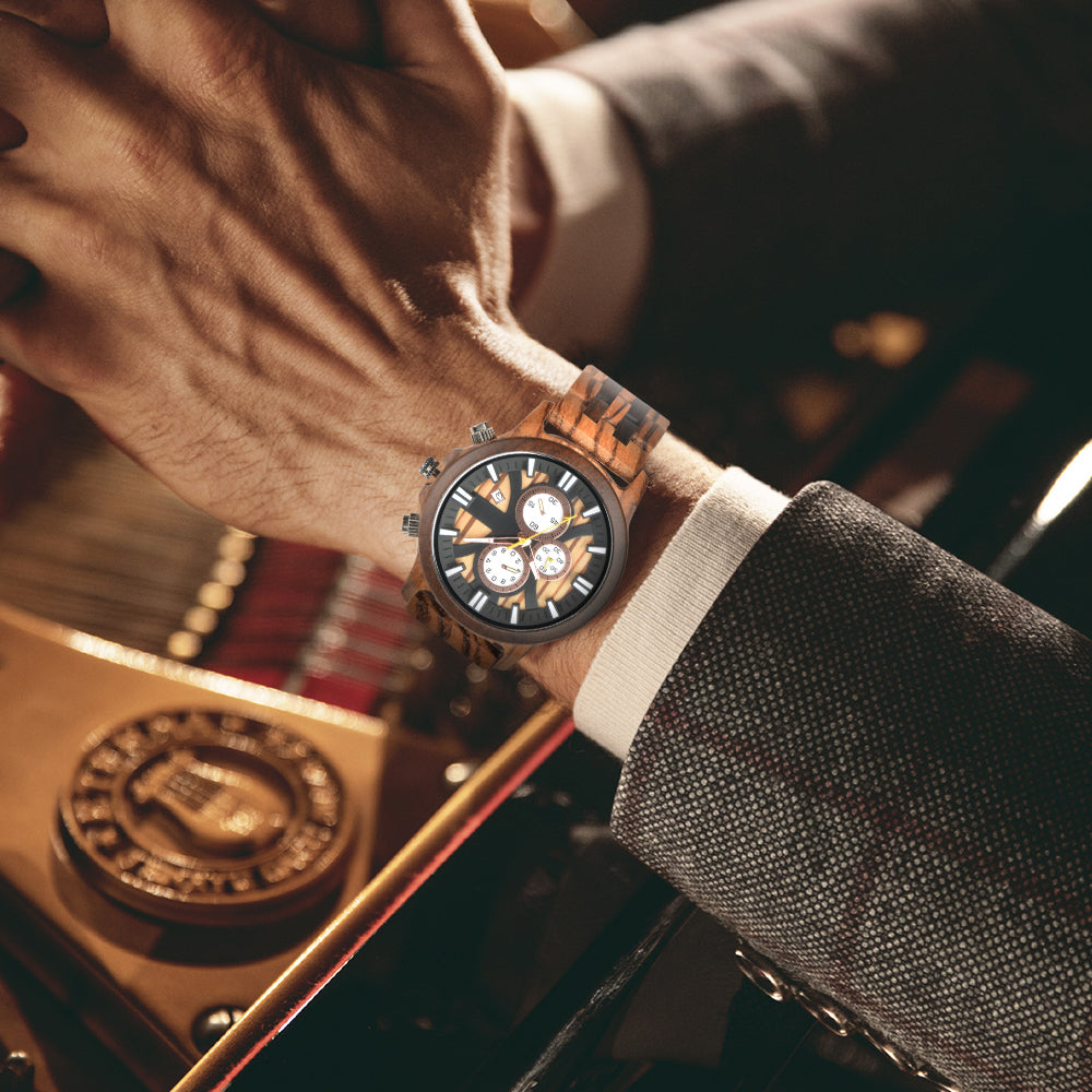 Men watches business multifunction luminous calendar watch gift-BUNNYKACHU