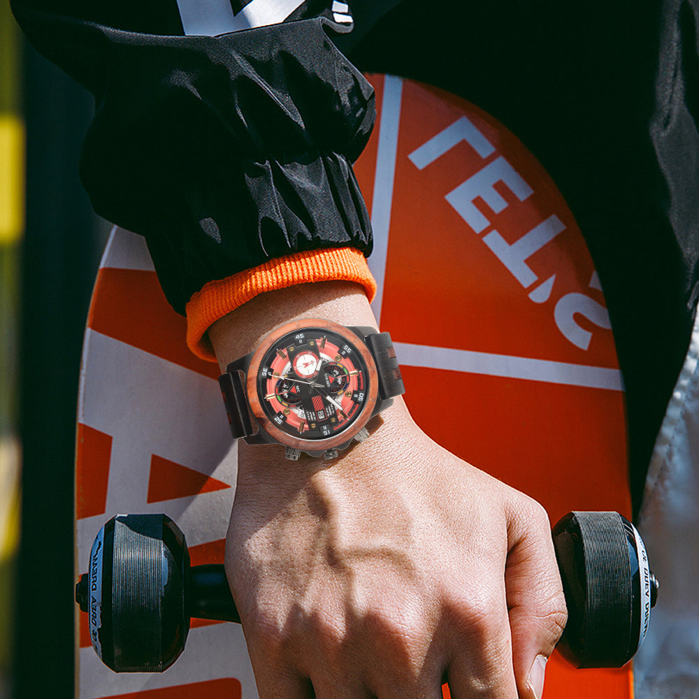 Ebony men's watch-BUNNYKACHU