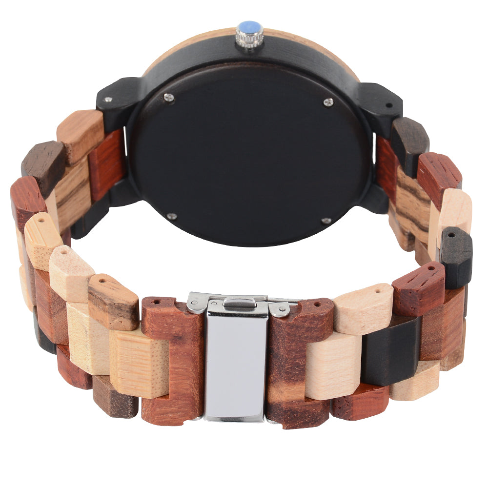 Creative OEM Wooden Watch Men's Fashion Bamboo Watch-BUNNYKACHU