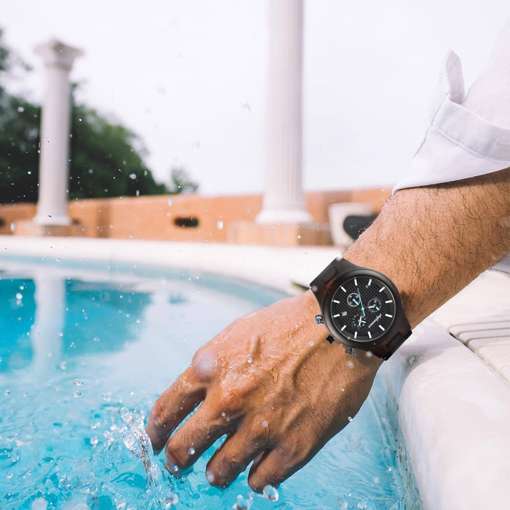 Wooden Watch Fashionable Men's Quartz Watch-BUNNYKACHU