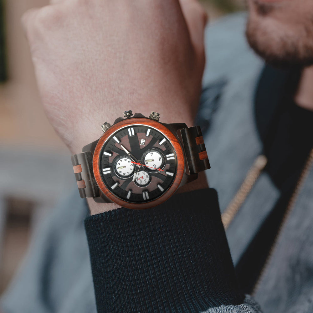 Men watches business multifunction luminous calendar watch gift-BUNNYKACHU