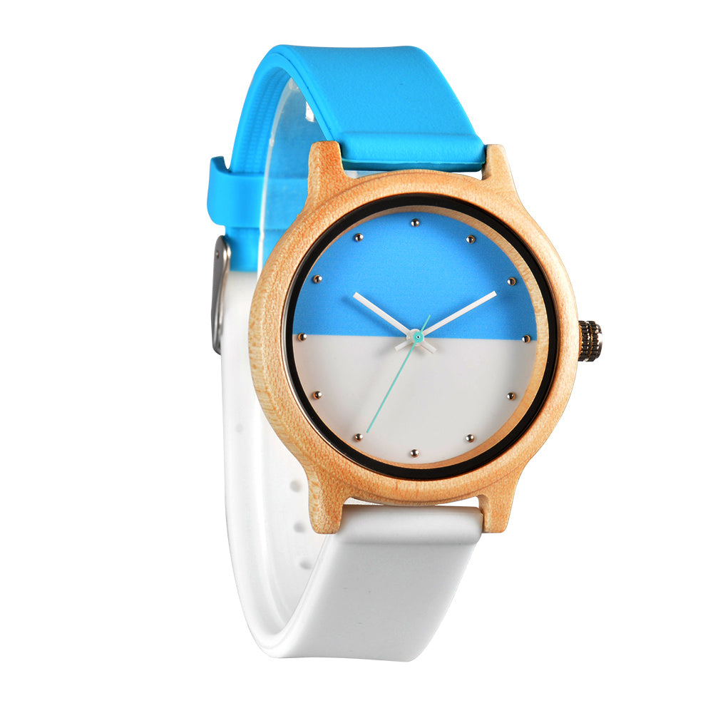 Stylish Women's Bamboo Watch-BUNNYKACHU