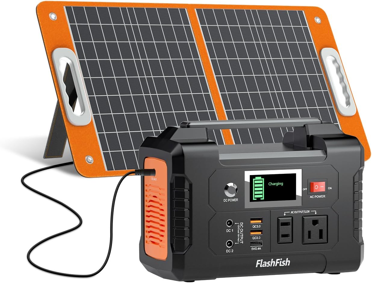 Power Anywhere with Solar – 200W Portable Generator Kit