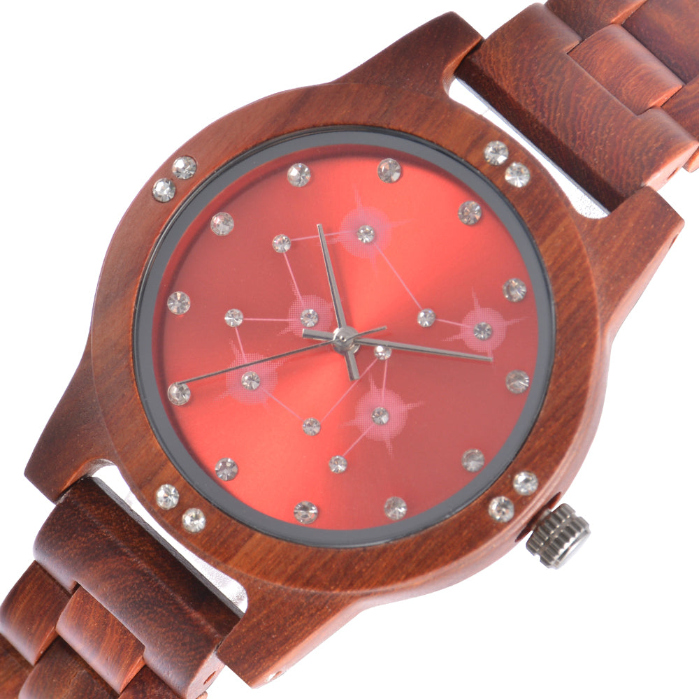 New style wooden watch ladies quartz-BUNNYKACHU