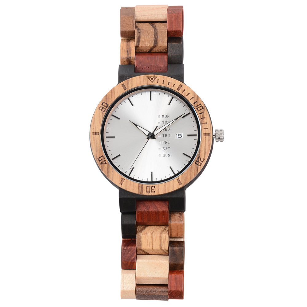 Creative OEM Wooden Watch Men's Fashion Bamboo Watch-BUNNYKACHU