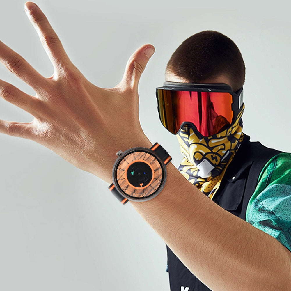 Casual Quartz Wooden Watch-BUNNYKACHU