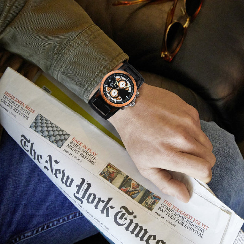 wood wrist watches fashion custom couple quartz wristwatch logo watch-BUNNYKACHU