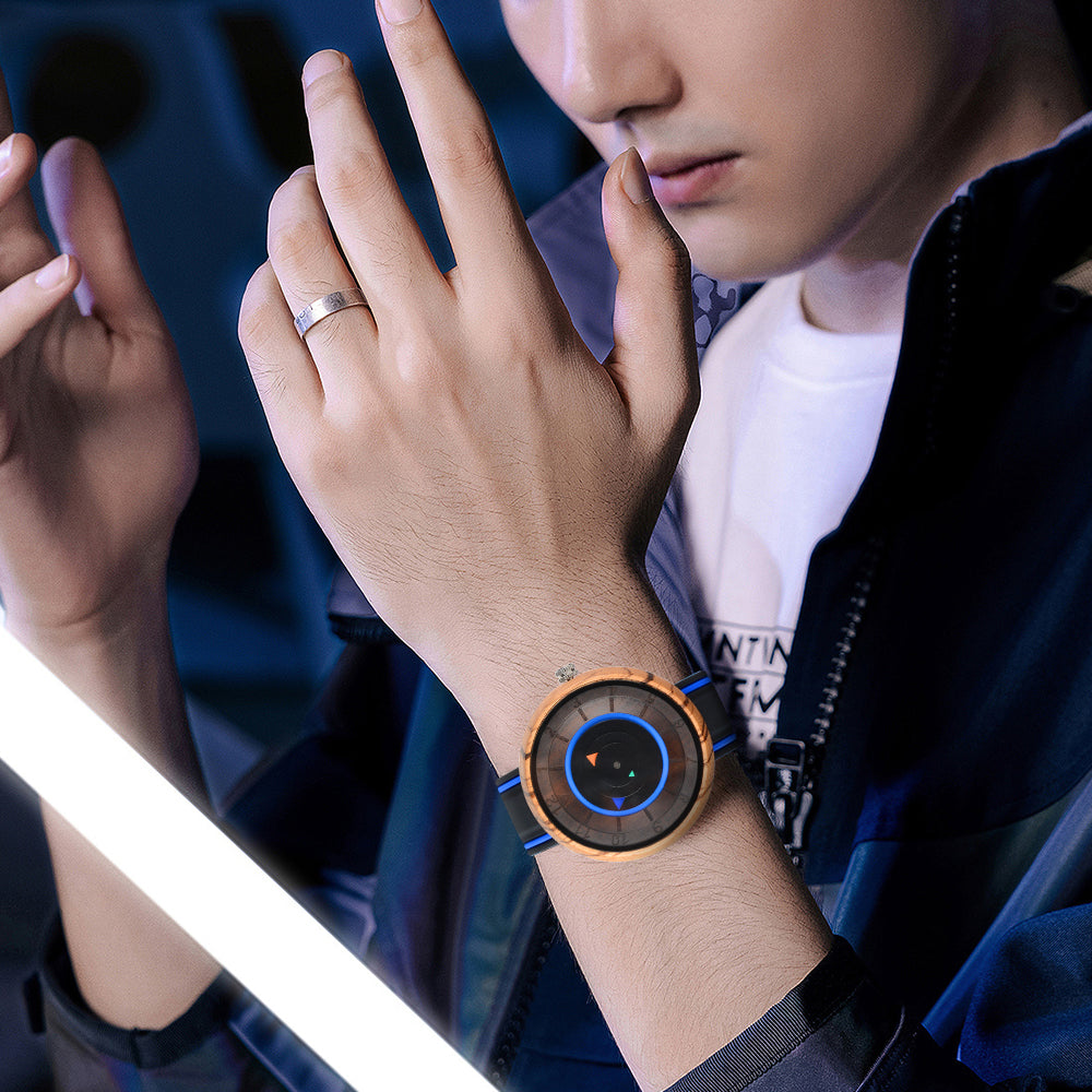 Casual Quartz Wooden Watch-BUNNYKACHU