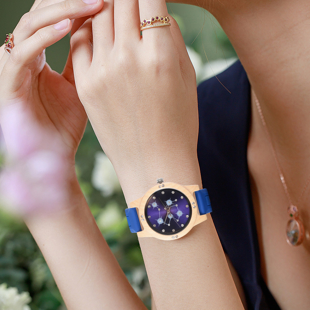 Casual Women's Gypsophila Colorful Quartz Watch OEM-BUNNYKACHU