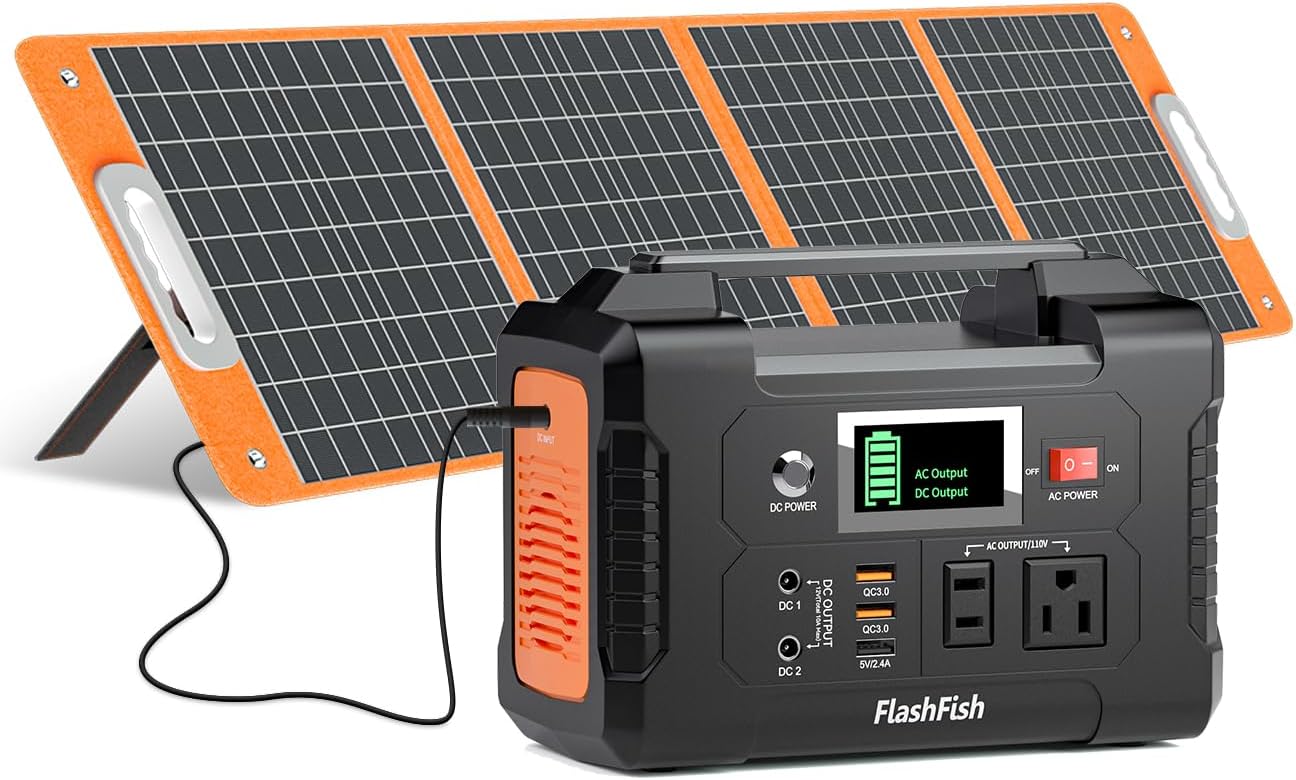 Power Anywhere with Solar – 200W Portable Generator Kit