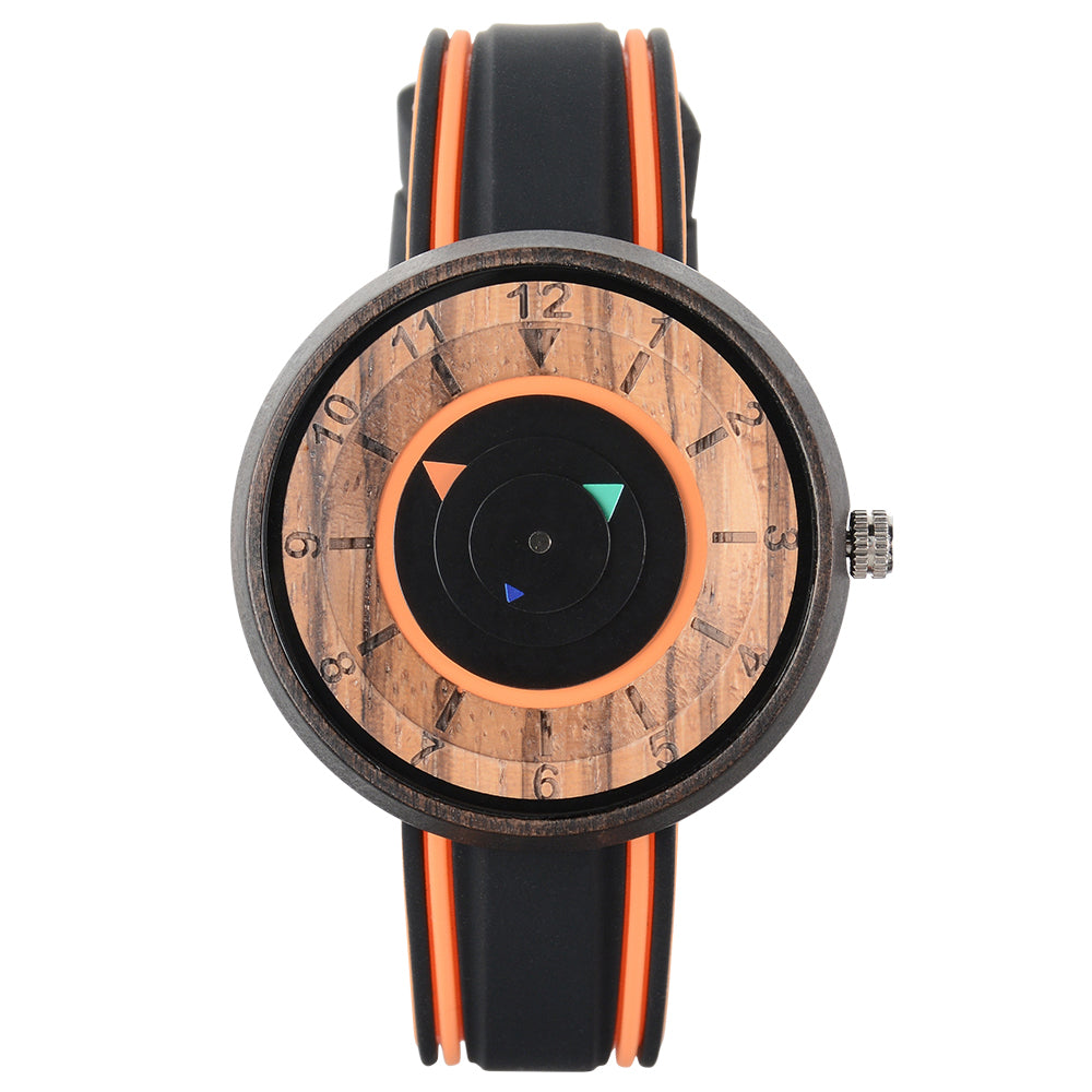 Casual Quartz Wooden Watch-BUNNYKACHU
