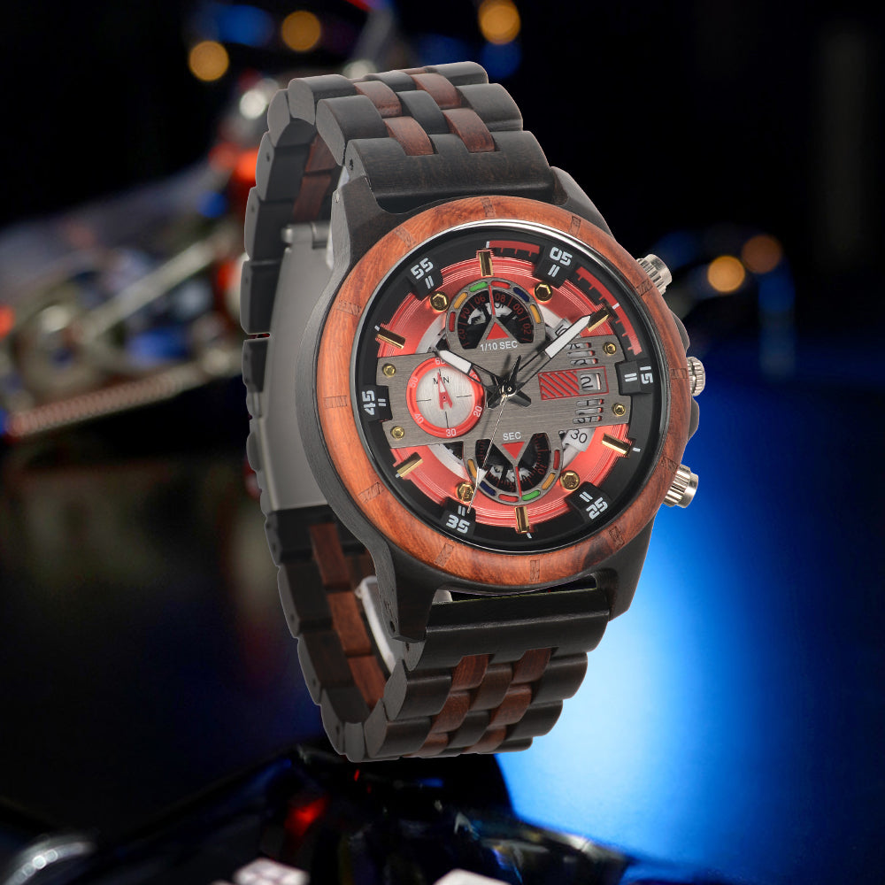 Ebony men's watch-BUNNYKACHU