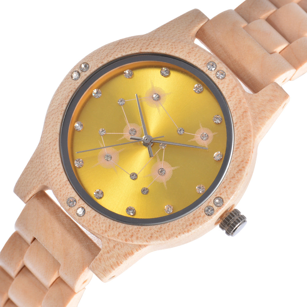 New style wooden watch ladies quartz-BUNNYKACHU