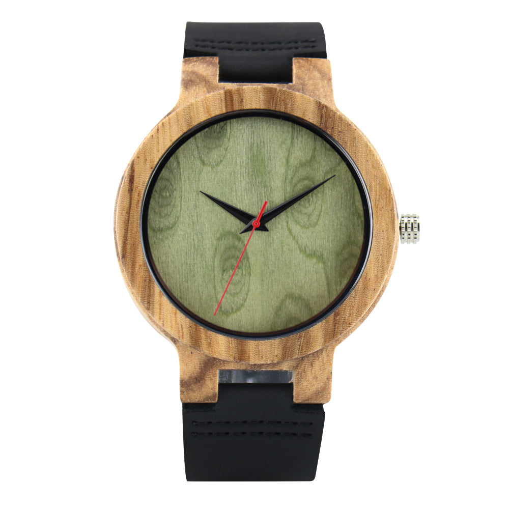 Classic Style Quartz Movement Wooden Watch With Watch Splitter-BUNNYKACHU