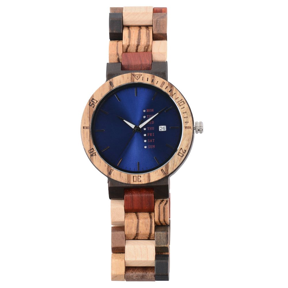 Creative OEM Wooden Watch Men's Fashion Bamboo Watch-BUNNYKACHU