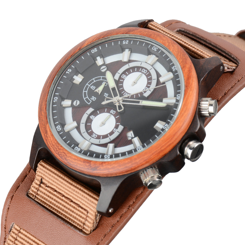 wood wrist watches fashion custom couple quartz wristwatch logo watch-BUNNYKACHU