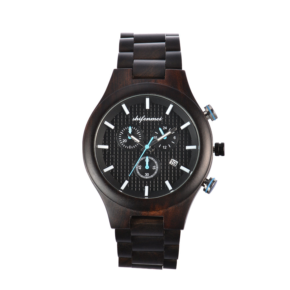 Wooden Watch Fashionable Men's Quartz Watch-BUNNYKACHU