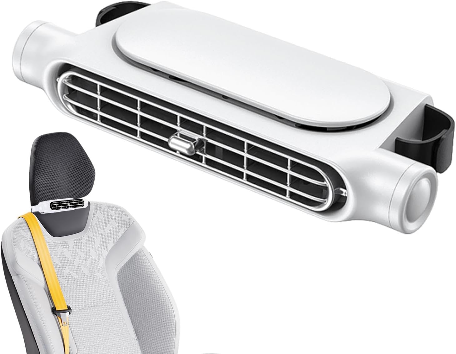 2026Ultra-Thin Car Seat Cooling Fan – 3-Speed USB Quiet Fan for Back Seat Comfort