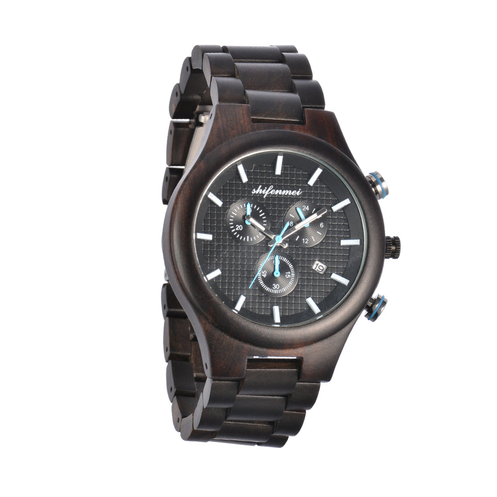 Wooden Watch Fashionable Men's Quartz Watch-BUNNYKACHU