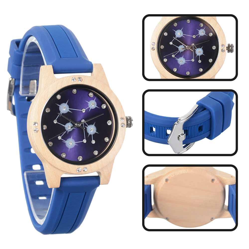 Casual Women's Gypsophila Colorful Quartz Watch OEM-BUNNYKACHU