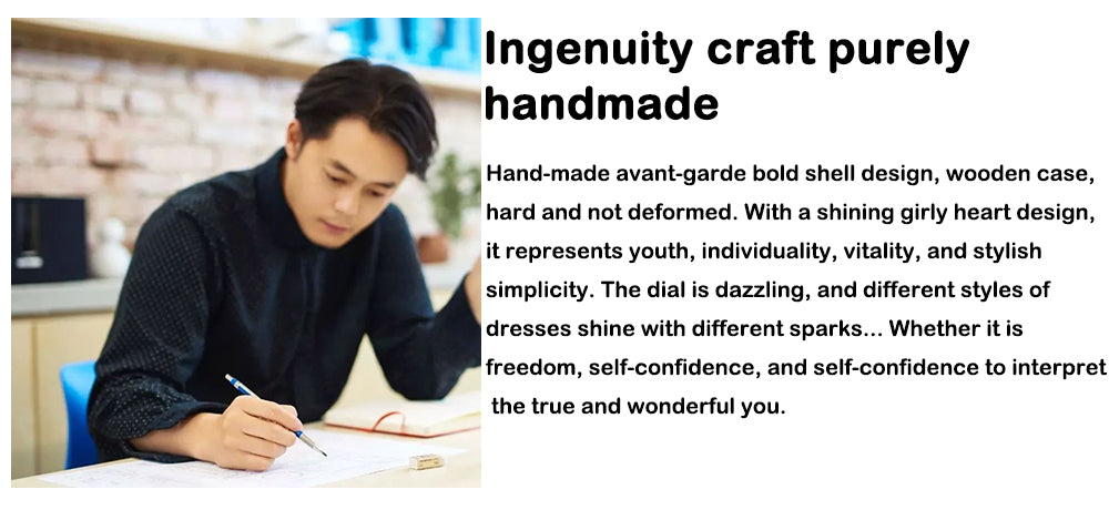 Wooden Watch Fashionable Men's Quartz Watch-BUNNYKACHU