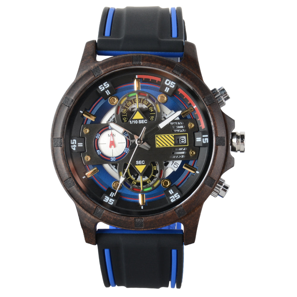 Men's Wooden Strap Watch-BUNNYKACHU