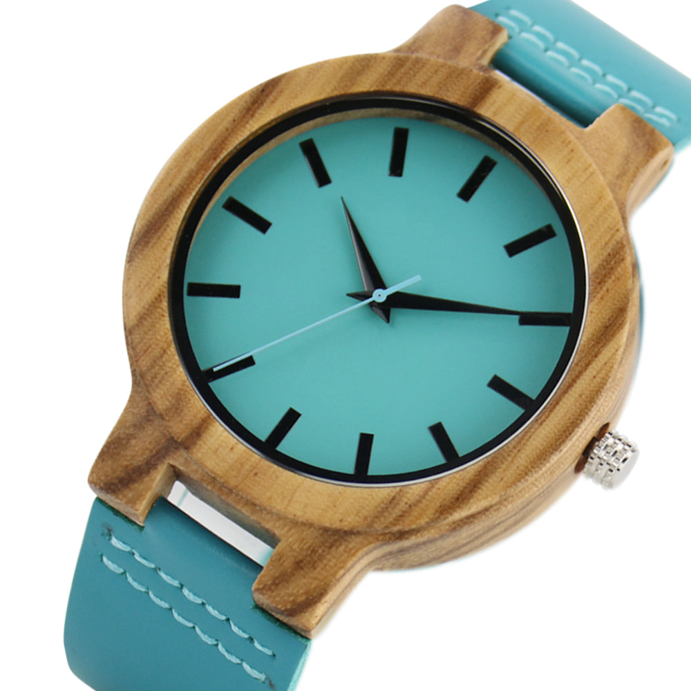 Classic Style Quartz Movement Wooden Watch With Watch Splitter-BUNNYKACHU