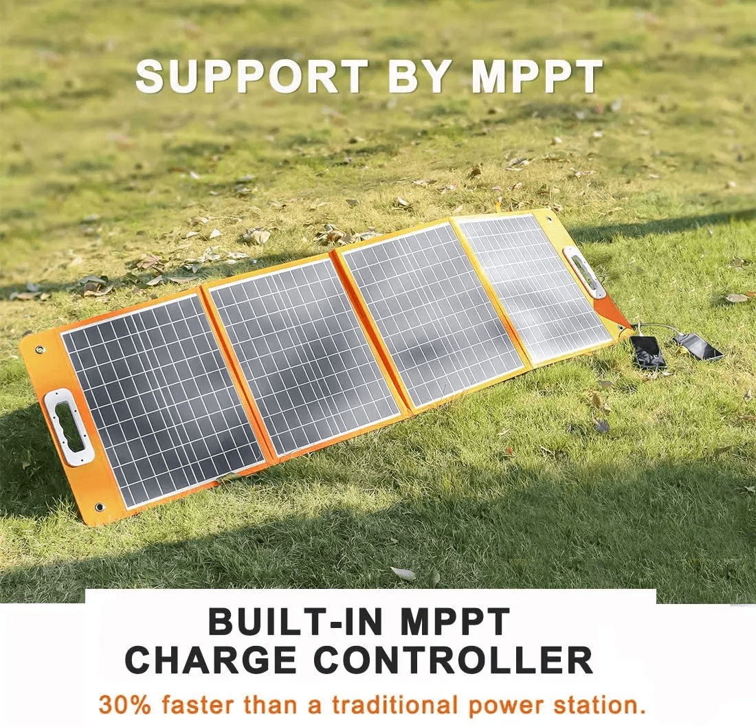 FlashFish TSP100 Portable Solar Panel | 100W/18V Foldable Charger