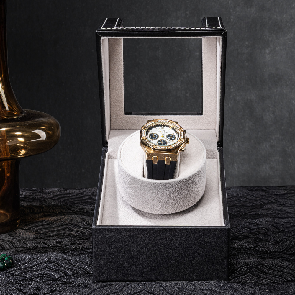 Automatic Watch Winder for Mechanical Watches – Quiet Motor Display Case