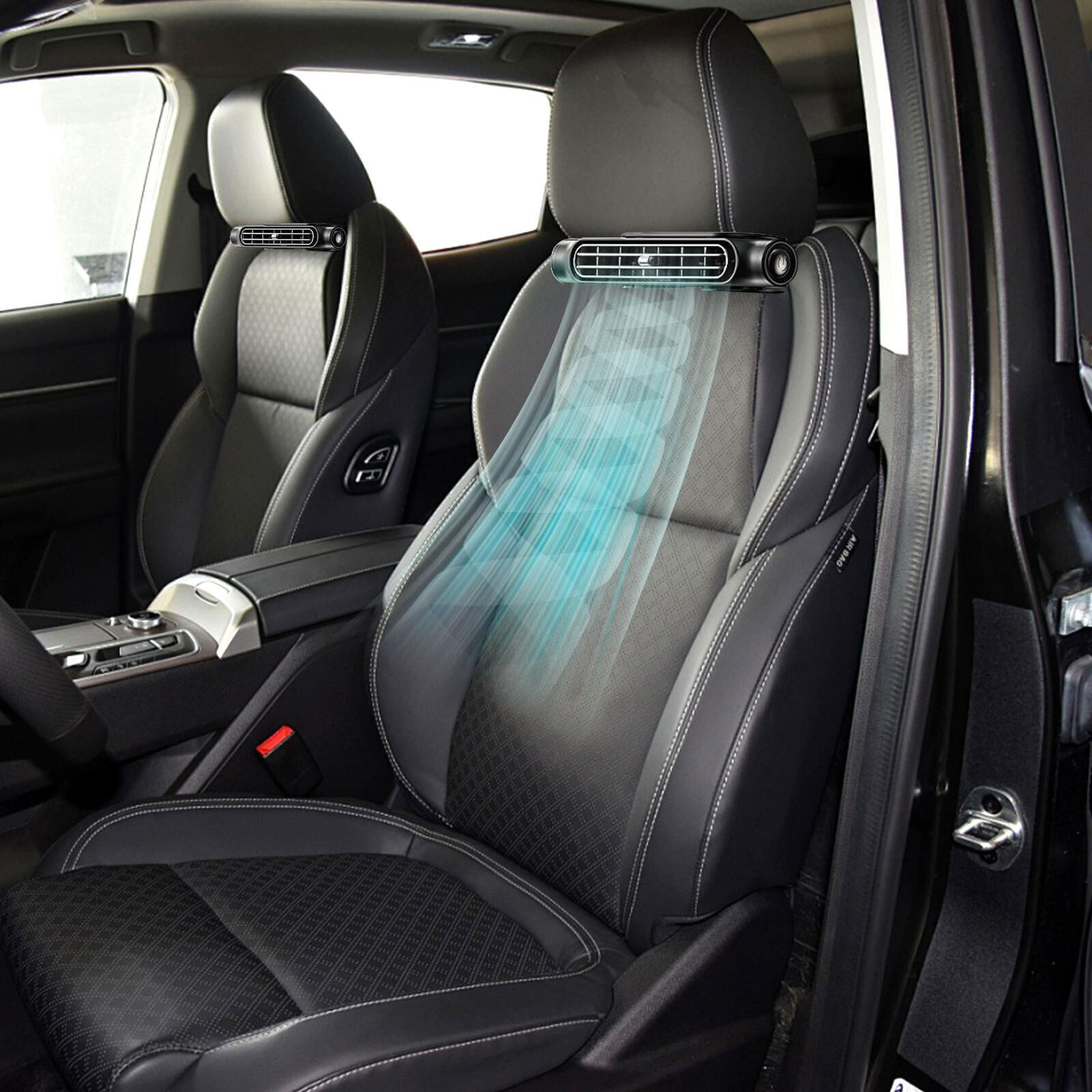2026Ultra-Thin Car Seat Cooling Fan – 3-Speed USB Quiet Fan for Back Seat Comfort