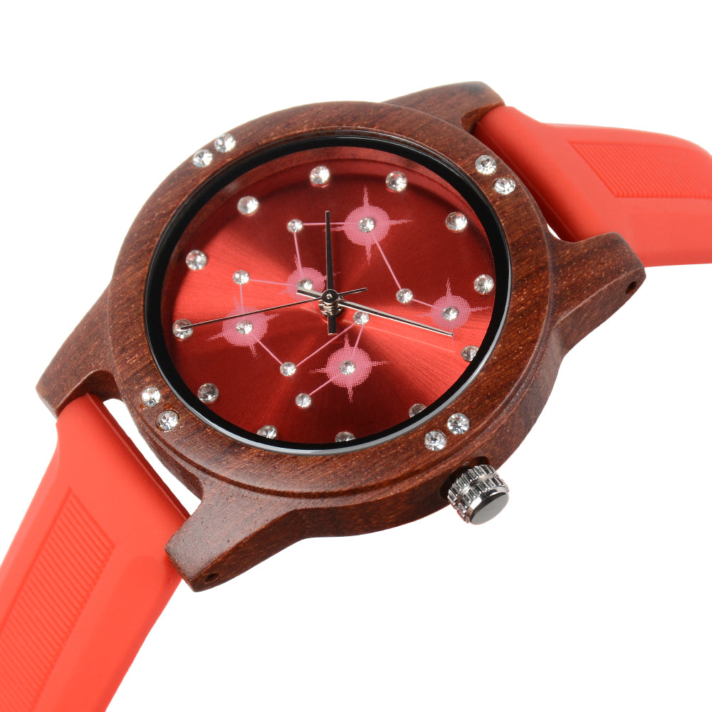 Casual Women's Gypsophila Colorful Quartz Watch OEM-BUNNYKACHU