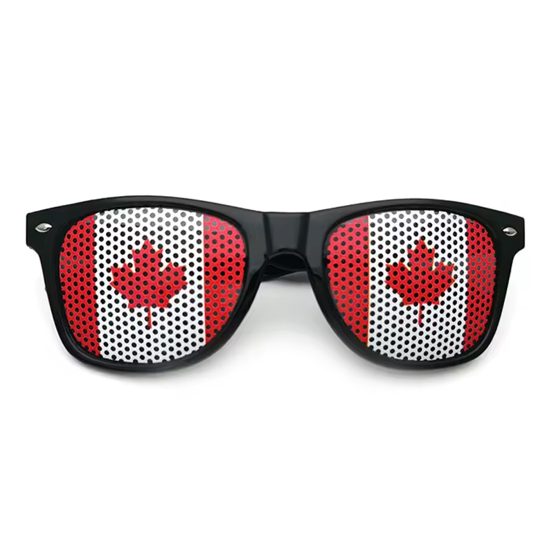 Hot Selling 2026 Football Fan Gear – National Flag Sunglasses & Cheer Stickers (All Countries Available)